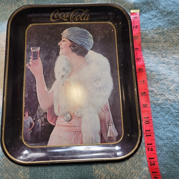 Vintage Coca-Cola tin wall art - Picture 2 of 3